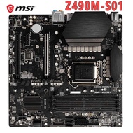 【Used】Original in stock MSI Desktop (MSI) Z490M-S01 Z490 PLUS  Z490-S01 Intel motherboard computer z
