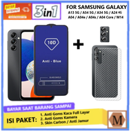 LAYAR 3in1 Clear Tempered Glass Package Samsung Galaxy A14 4G A14 5G A54 5G A34 5G A24 5G A04 A04e A