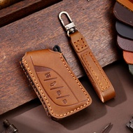 Genuine Leather Remote Key Case Fob Cover 3 4 Buttons For Lexus ES UX NX LC500 UX200 ES350 UX200 LS5