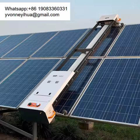 Solar Panel Cleaning Robot Remote Machine Commercial Use With High Climbing Angle 45 Degrees X6 Auto