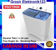 Promo MESIN CUCI POLYTRON 2 TABUNG PWM 951 NEW Diskon