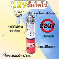 Water Pump ปั้มซัมเมอร์ส ปั๊มบาดาล ท่อออก 1 นิ้ว ปั้มน้ำซับเมิร์ส 12V300W 24V350W