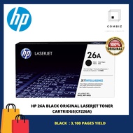 HP 26A / 26X BLACK ORIGINAL LASERJET TONER CARTRIDGE ( CF226A / CF226X )