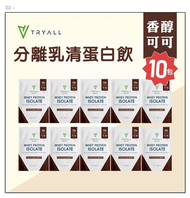 【10包裝】全分離乳清蛋白 -香醇可可 (高蛋白質) #台灣製造 蛋白粉 台灣蛋白粉 高蛋白