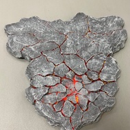 Gk001 Stone Floor Scene (With Lights) Dimorama Model Base Figure Work Resin GK Diorama ground