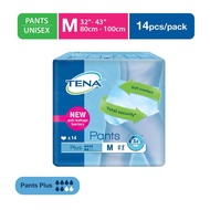 TENA Pants Plus Unisex Adult Diapers - M 14 per pack / L 14 per pack
