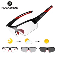 ROCKBROS Photochromic Cycling Sunglasses Eyewear UV400 MTB Road Bicycle Myopia Goggles For Women Men Outdoor Sports Bike Glasses