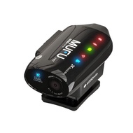 MUFU 雙鏡頭機車行車記錄器 V40T極光機-星曜黑 贈64GB記憶卡