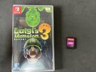 Nintendo Switch Luigi's Mansion 3 Game Case and Cartridge
