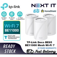 [READY STOCK] TP-Link Deco BE65 BE11000 Whole Home Mesh WiFi 7 System 2packs/ 3packs