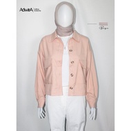[NETT] Urban REVIVO Pocket Crop Outer Shacket Shirt Jacket - Salem (All Size fit to L) | Adwisa