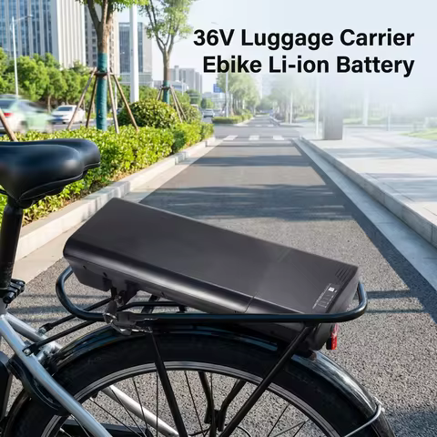 Black Luggage Rack Carrier Battery 36V 7.8Ah 9Ah 10Ah 11.6Ah 14Ah Li-ion Battery for Momo design ven