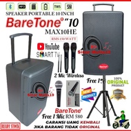 SPEAKER PORTABLE BARETONE MAX10HE / MAX 10HE / MAX 10 HE BLUETOOTH-TWS