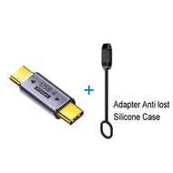 USB C Male to Male Adapter with PD 100W 40Gbps 8K 60hz Video Compatible for Thunderbolt 4/3 MacBook