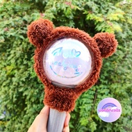 Cover Lightstick Plush Army Bomb BTS EXO TXT ENHYPEN 红 WINTER BEAR PLUSH BEAR