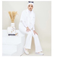White Bootcut for women|Seluar jeans perempuan|Bootcut jeans