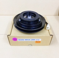 คลัชคอมแอร์ ISUZU DEGA 360 240 ปี2009 หน้าคลัชแอร์ อีซูซุ เดก้า 240 360 คอม DENSO 10S15C คลัชแอร์ มูเล่ย์ร่อง A