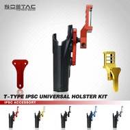 ชุดซองหนังอเนกประสงค์ IPSC T-Type แบบปรับได้ทั้งชุดสำหรับการแข่งขัน IPSC และ IDPA CNC การยิงยุทธวิธี