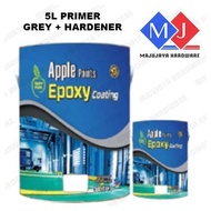 5L APPLE PAINT EPOXY Floor Paint HEAVY DUTY Clear Coat FLAKE Clear Coat. Epoxy Floor Paint Flake Cle