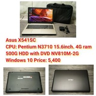 Asus X541SCCPU: Pentium N3710 15.6inch.