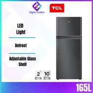 TCL Refrigerator 165L Top Mounted 2 Doors Fridge | Peti Sejuk