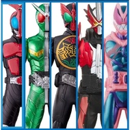 Kamen Rider Soft Vinyl Series Sofubi Kabuto Cyclone W OOO Saber Revice 14CM NEW