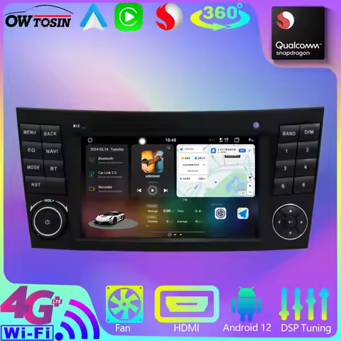 Owtosin Android 13 12G+256G Car GPS Radio For Mercedes Benz E Class W211 CLS C219 2003-2010 Head Uni