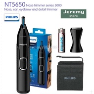 Philips Series 5000 NT5600/16 Nose, Ear and Eyebrow Trimmer with Detail Trimmer Attachment Battery-O
