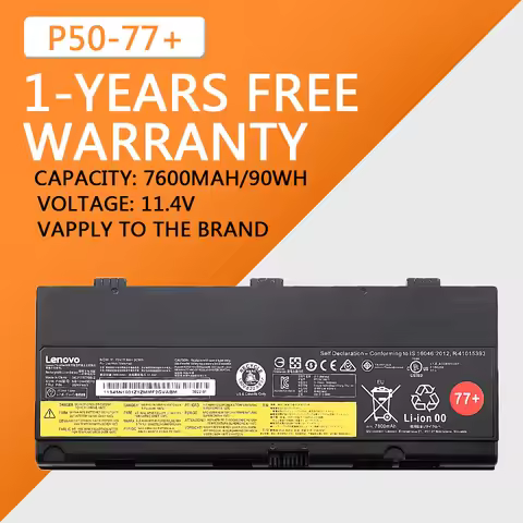 01AV495 01AV496 L17L6P51 L17M6P51 Laptop Battery for Lenovo ThinkPad P50 P51 P52 SB10K97634 SB10K976