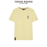 เสื้อยืดคอกลมแขนสั้นสีขาวสุดเรียบง่ายสำหรับผู้หญิงในช่วงฤดูร้อนจากแบรนด์ Teenie Weenie แฟชั่นสตรีทสไ