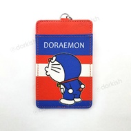 Cute Doraemon Pouting Ezlink Card Holder with Keyring