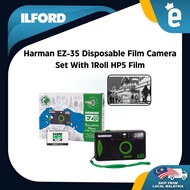 Harman ILford EZ-35 Disposable Film Camera With HP5 Plus Black and White Negative Film Reusable Came