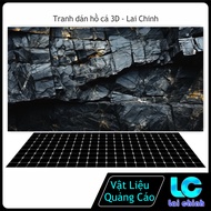 3D Aquarium Stickers Glue Decal, Aquarium Fish Tank Stickers, Arowana Fish Tank_VD 03