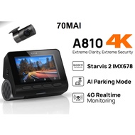 NEW 70mai A810 Dashcam 4K UHD Dual Vision GPS ADAS Night Vision Car Recorder Dash Cam | 1 Year Warra