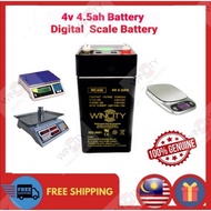 WSS Wincity 4v 4.5ah Rechargeable battery petimbang weighted