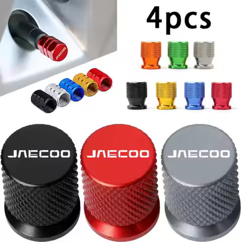 4PCS Colorful Car Accessories Car Tire Valve Cap For CHERY JAECOO J7 J8 7 Tiggo 8plus 8 5 Plus 7pro 