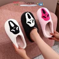 Champion Cotton Slippers - Ghost Face Design | Perfect Gift Idea for Halloween