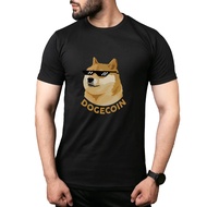 DOGECOIN Doge Meme Coin Cotton Combed short sleeve T-Shirt