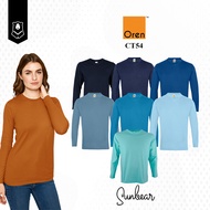 Oren Sport CT54 Comfy 100% Cotton Long Sleeve Unisex Adult Round Neck SUNBEAR 3