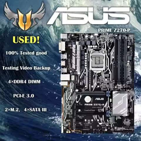 ASUS PRIME Z270-P motherboard LGA 1151 DDR4 USB3.1 64GB VGA HDMI