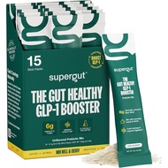 Supergut Gut Healthy GLP-1 Booster - High Fiber GLP-1 Supplement Powder for Women & Men - Sugar-Free