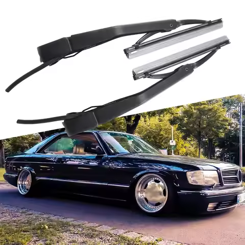 2Pcs Headlight Wiper Arms Headlight Wiper For Mercedes W126 A1268204544 A1268204644 Windshield Wiper