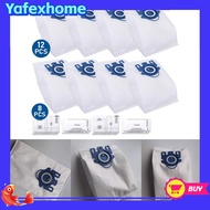 [YAFEXHM] 12x Vacuum Cleaner Bags For For For For For Miele FJM Hyclean 3D GN C2 C3 S5 S8 S5211 S521