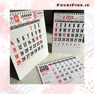 Large Desk Calendar 2026 Work Portrait Landscape Calendar New Year Stationery Korea School Office Of
