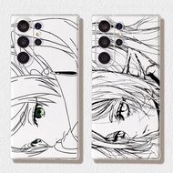 Samsung S26 Ultra S25 Ultra S24Ultra S25 FE S24FE S23 S22 S21 Anime Frieren Ultra Thin Soft Transpar