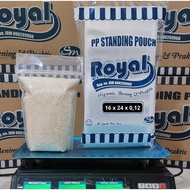50pcs Royal PP Standing Pouch 16x24 Plastic Clips Plastic Zipper Ziplock Plastic 16x24