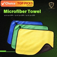 CP CAR Detailer Microfiber Towel for Car Wash (60cm X 30cm Blue)