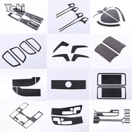 For Audi A8 D3 D4 2004-2012 Soft Carbon Fiber Car Center Control Interior Sticker Car Modification A