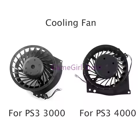 1pc Internal Cooling Fan For Playstation 3 PS3 Slim 3000 4000 3K 4K Console Replacement Cooler