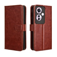 For OPPO Reno11 F 5G Case Wallet PU Leather Back Cover Casing For OPPO Reno 11F Reno11F 5G Phone Case Flip